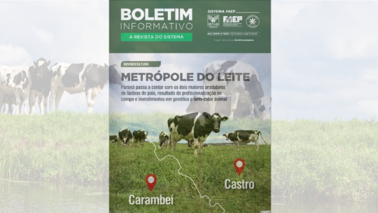 Boletim Informativo 1550-Sistema FAEP "Metrópole do Leite"